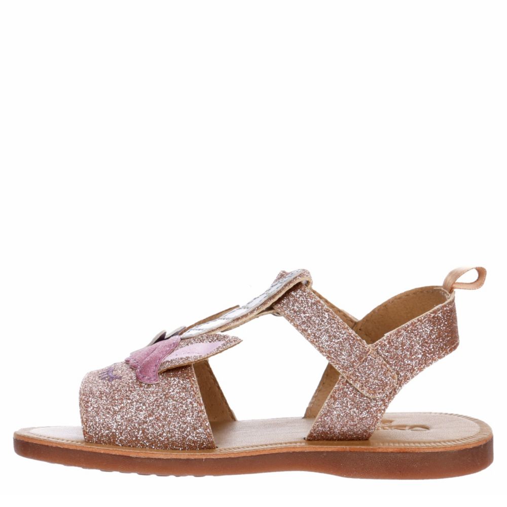 OSHKOSH B`GOSH Girls Infant Louise Unicorn Sandal - PALE PINK