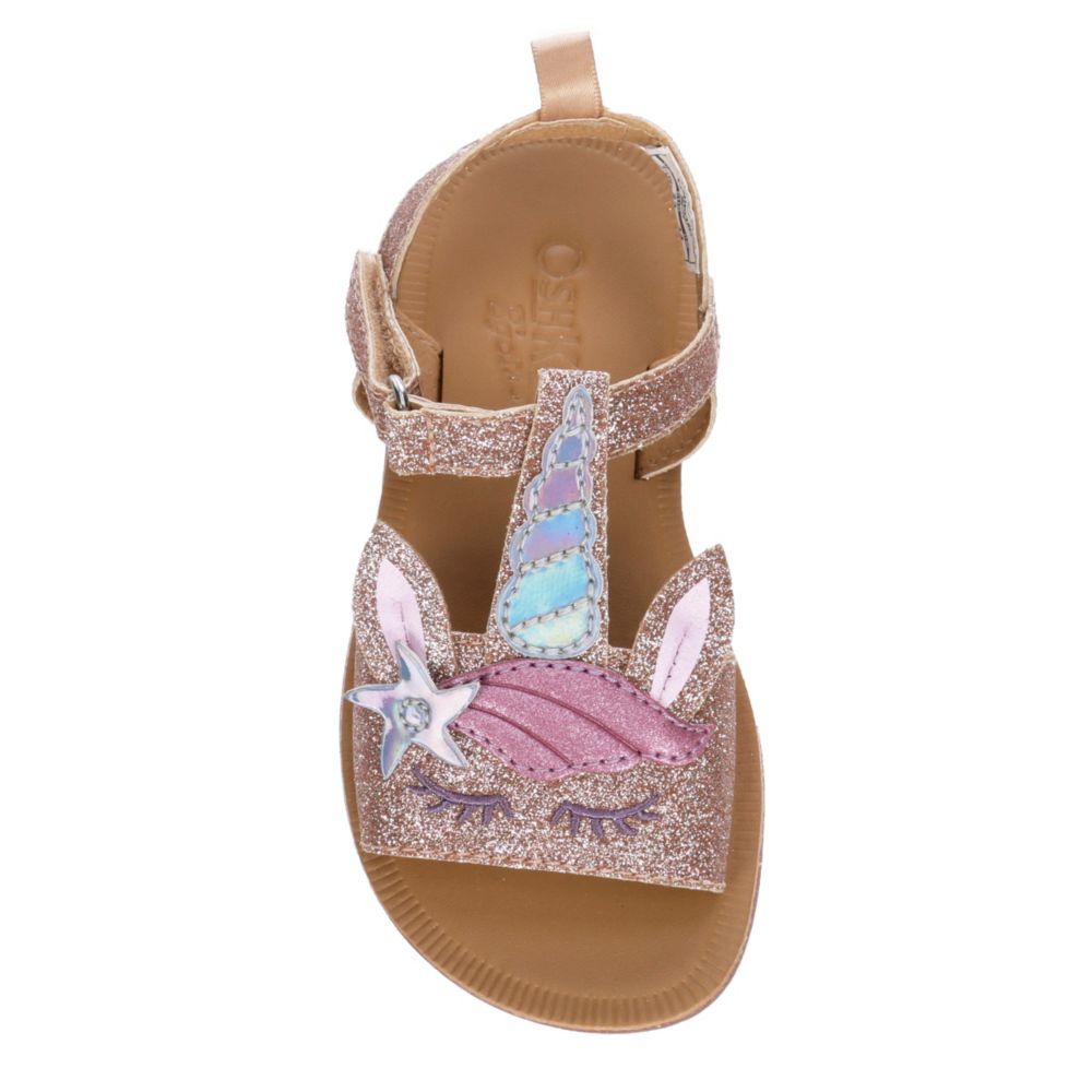 OSHKOSH B`GOSH Girls Infant Louise Unicorn Sandal - PALE PINK