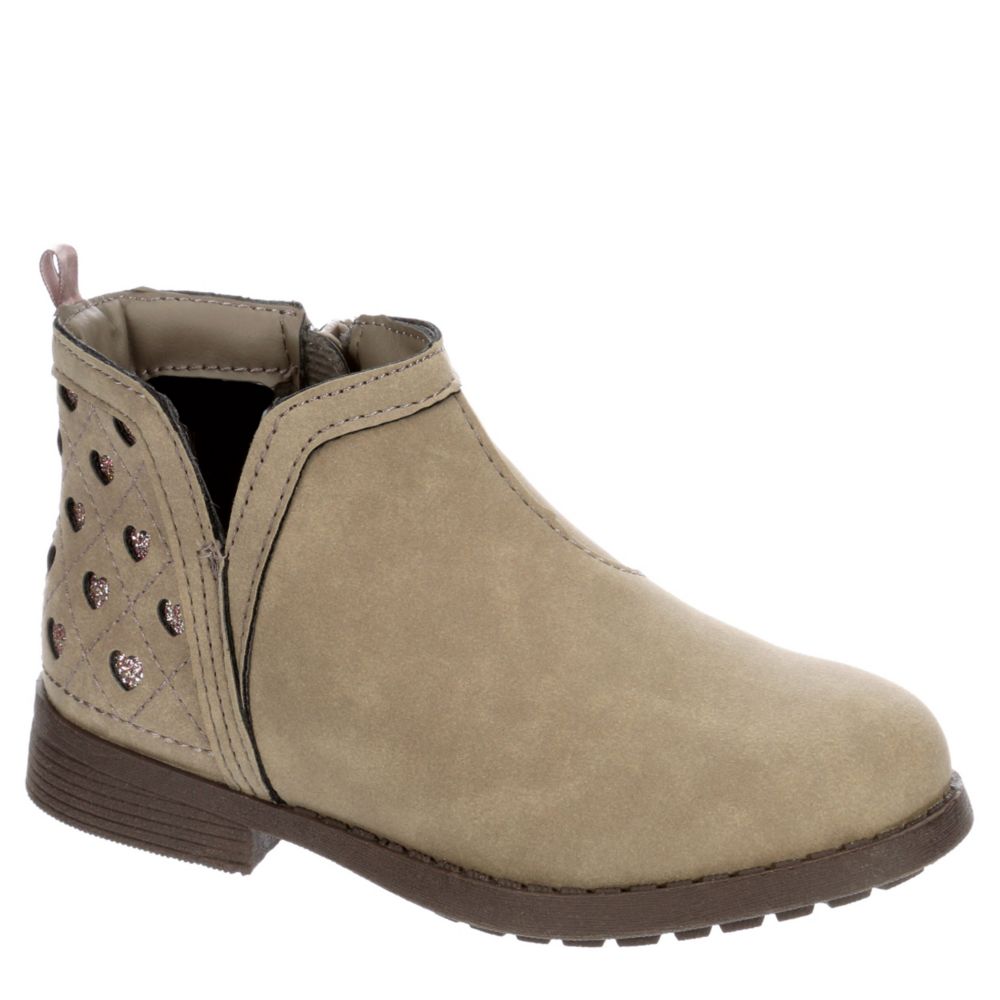 OSHKOSH B`GOSH Girls Infant Raine Ankle Bootie - TAUPE