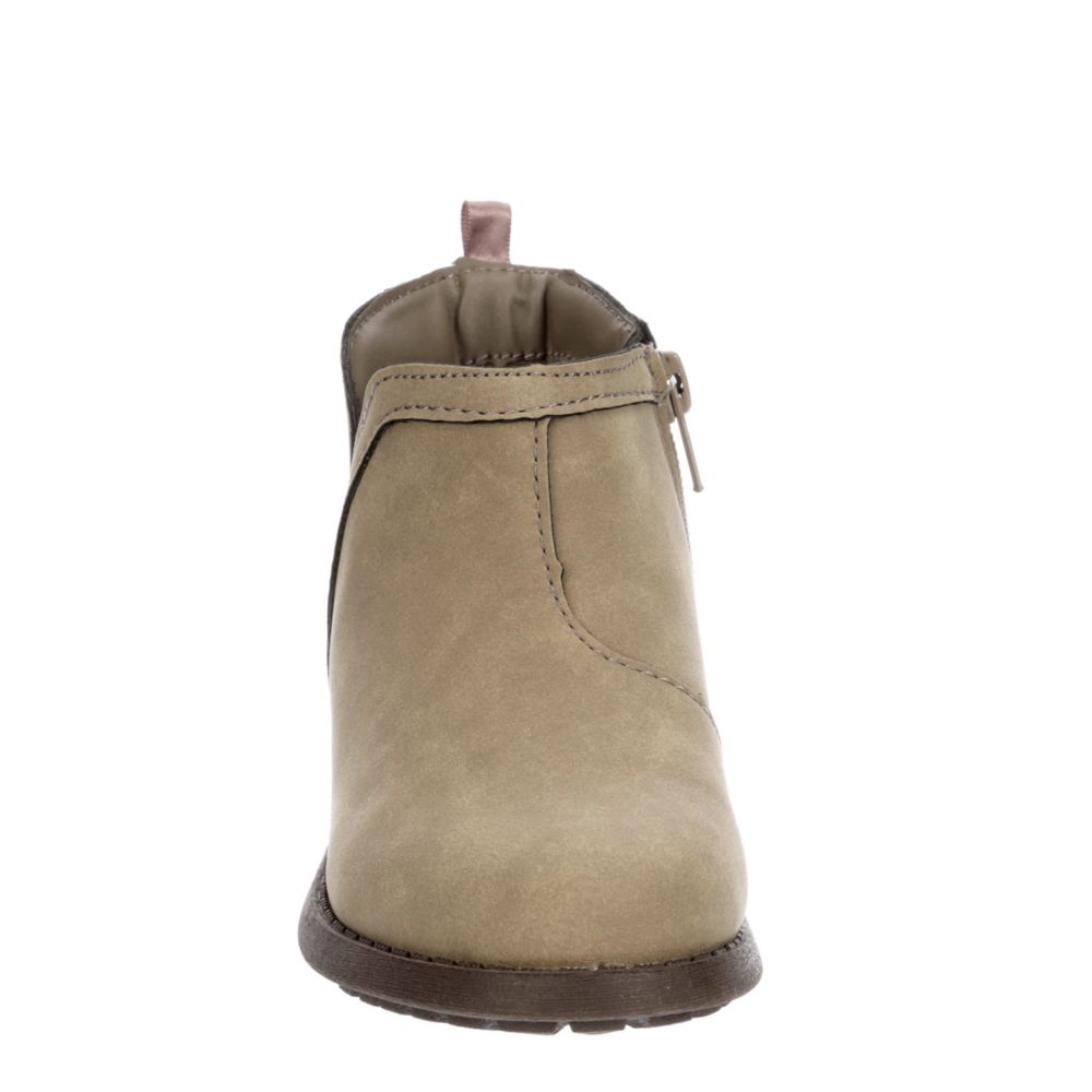 OSHKOSH B`GOSH Girls Infant Raine Ankle Bootie - TAUPE