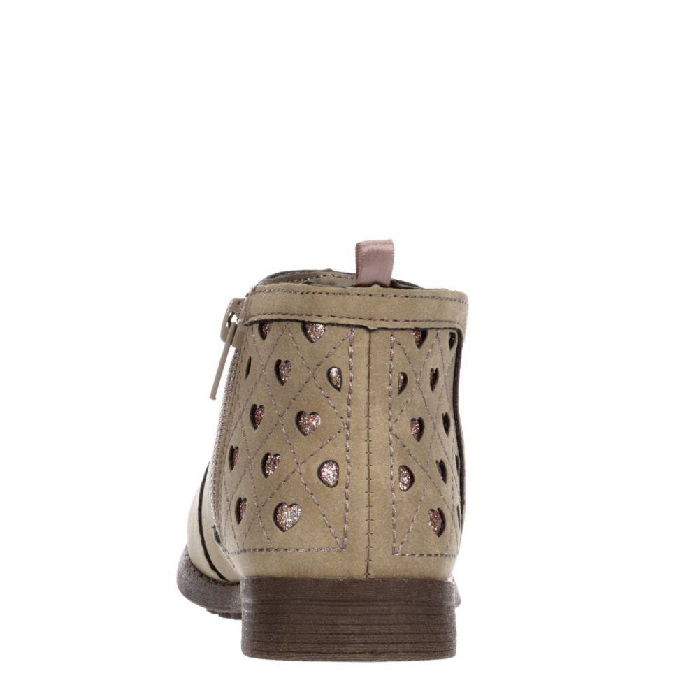 OSHKOSH B`GOSH Girls Infant Raine Ankle Bootie - TAUPE