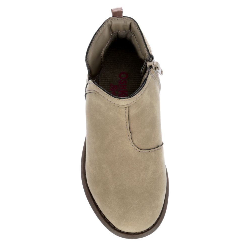 OSHKOSH B`GOSH Girls Infant Raine Ankle Bootie - TAUPE