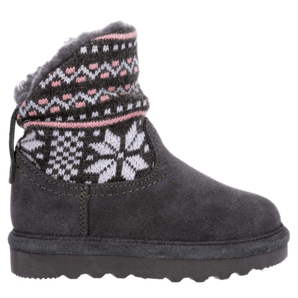 infant grey boots