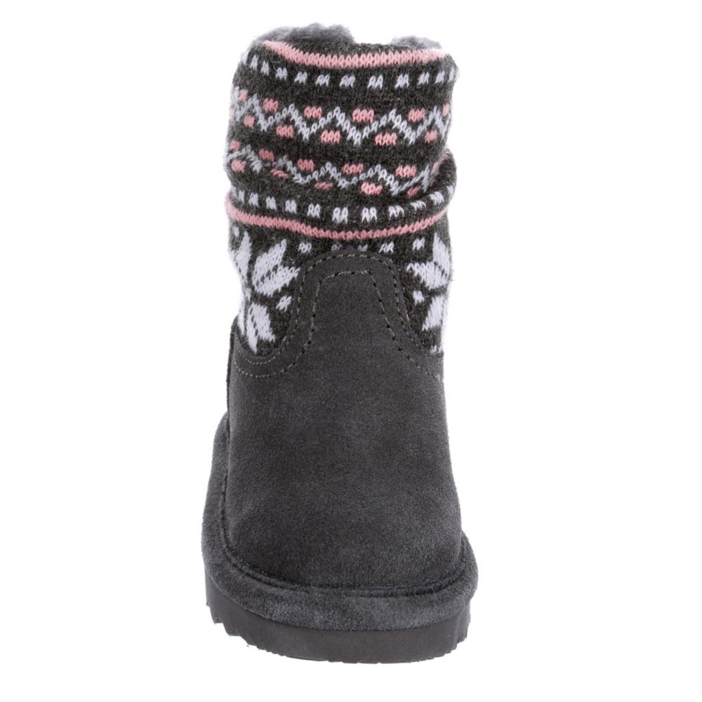 BEARPAW Girls Infant Virginia Boot - GREY