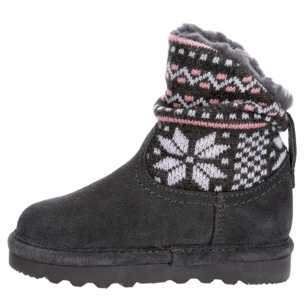 BEARPAW Girls Infant Virginia Boot - GREY