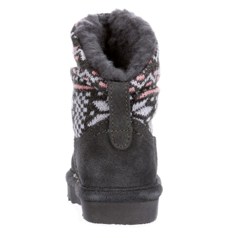 BEARPAW Girls Infant Virginia Boot - GREY