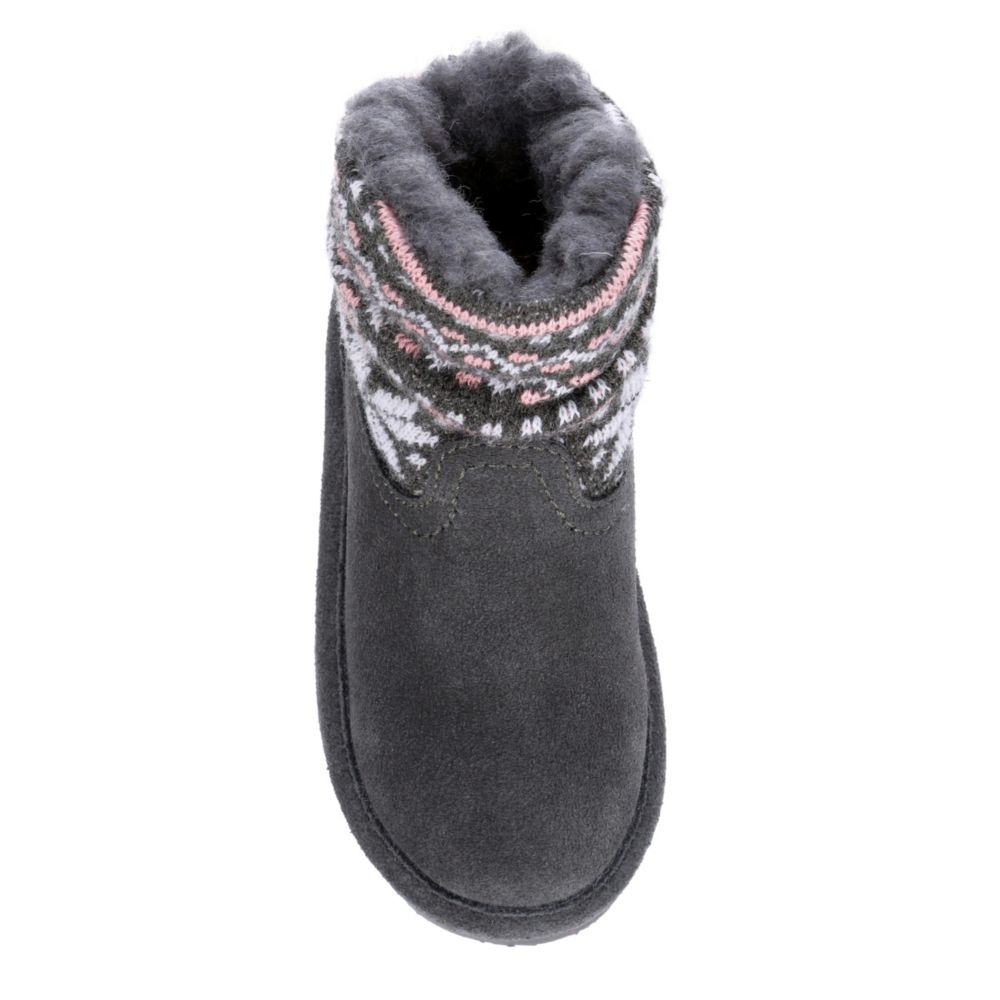 BEARPAW Girls Infant Virginia Boot - GREY