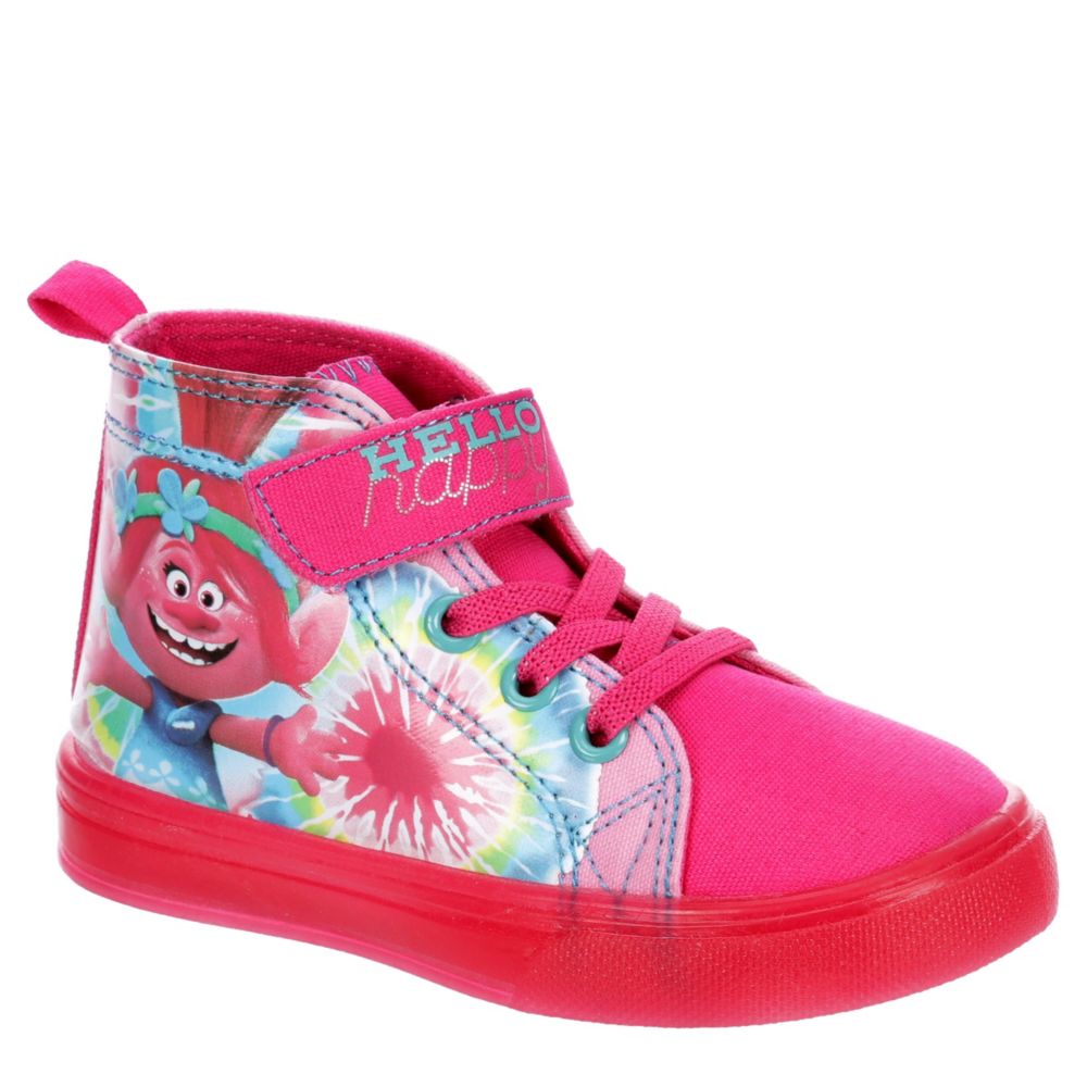 CHILDRENS LICENSED Girls Infant Trolls Lighted Sneaker - PINK