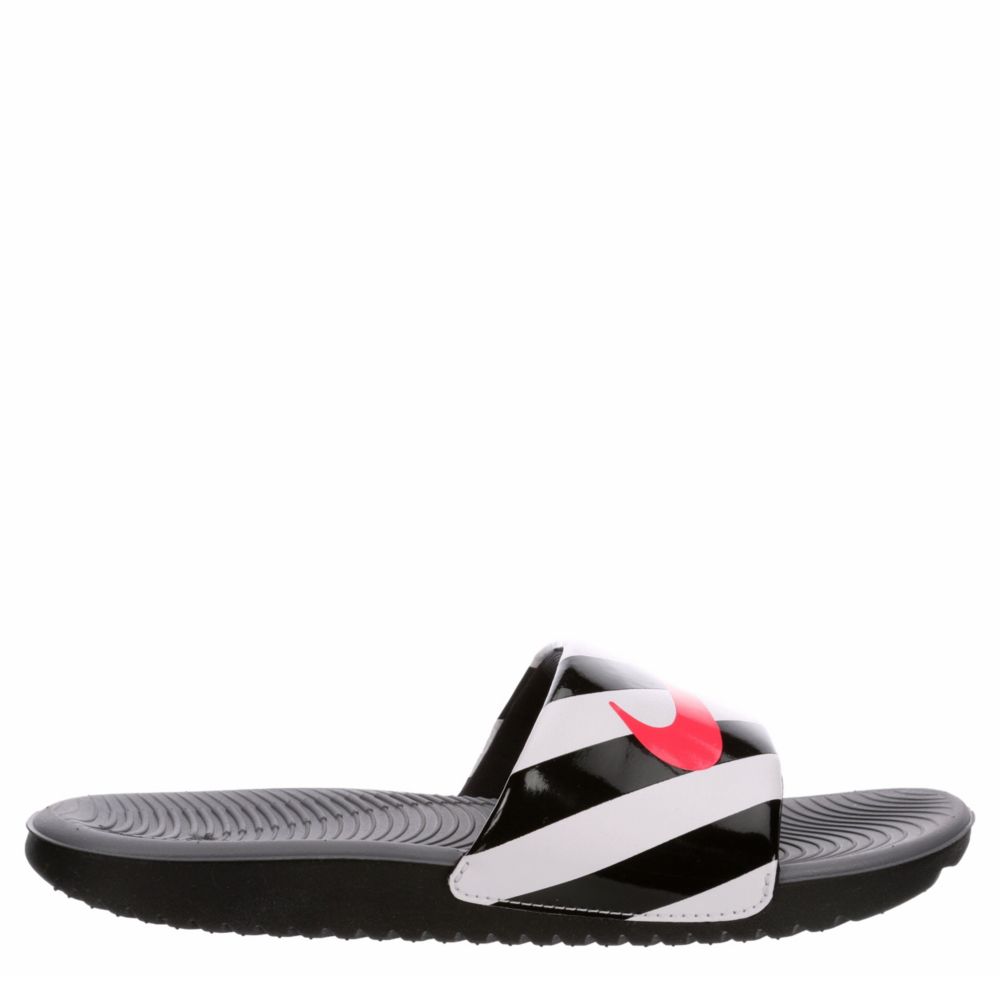 NIKE Boys Kawa Slide Sandal - BLACK
