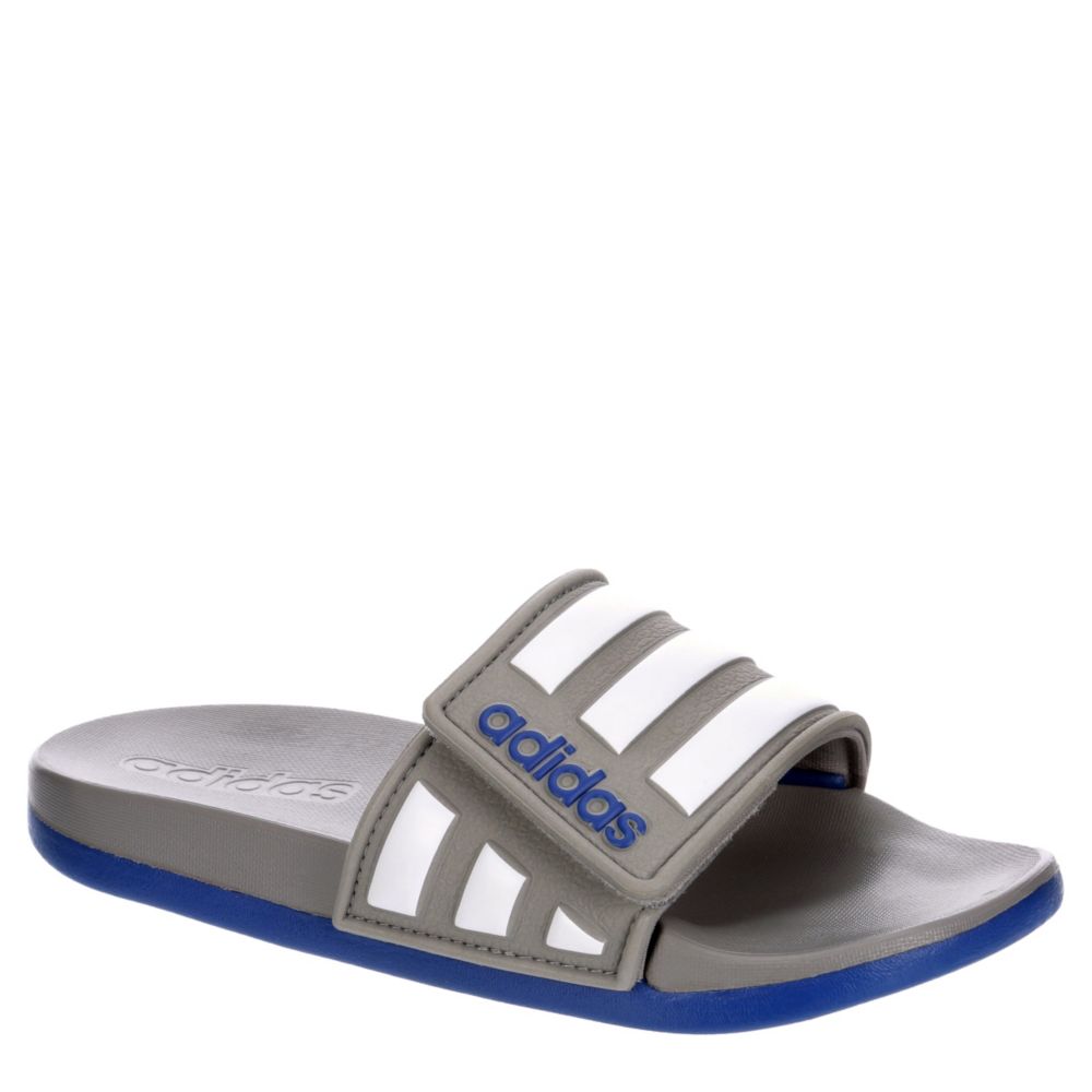 adidas sandals grey