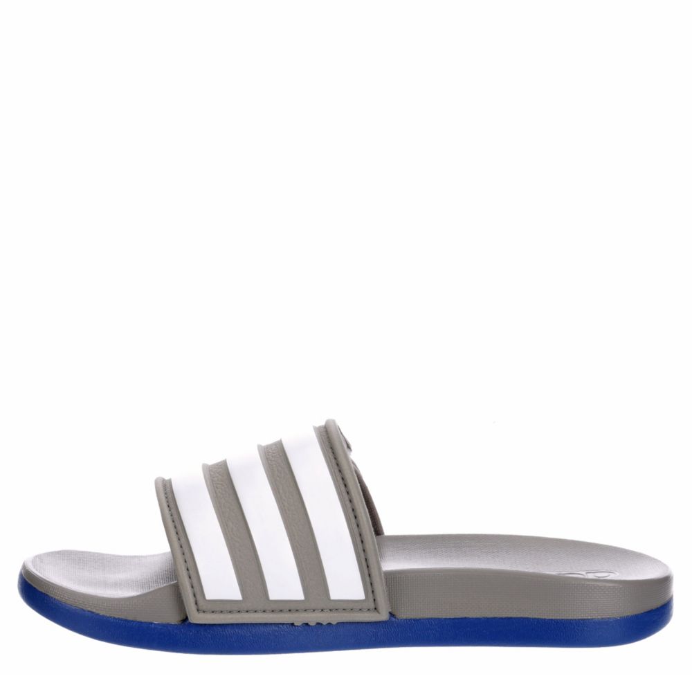 ADIDAS Boys Adilette Comfort Slide Sandal - GREY