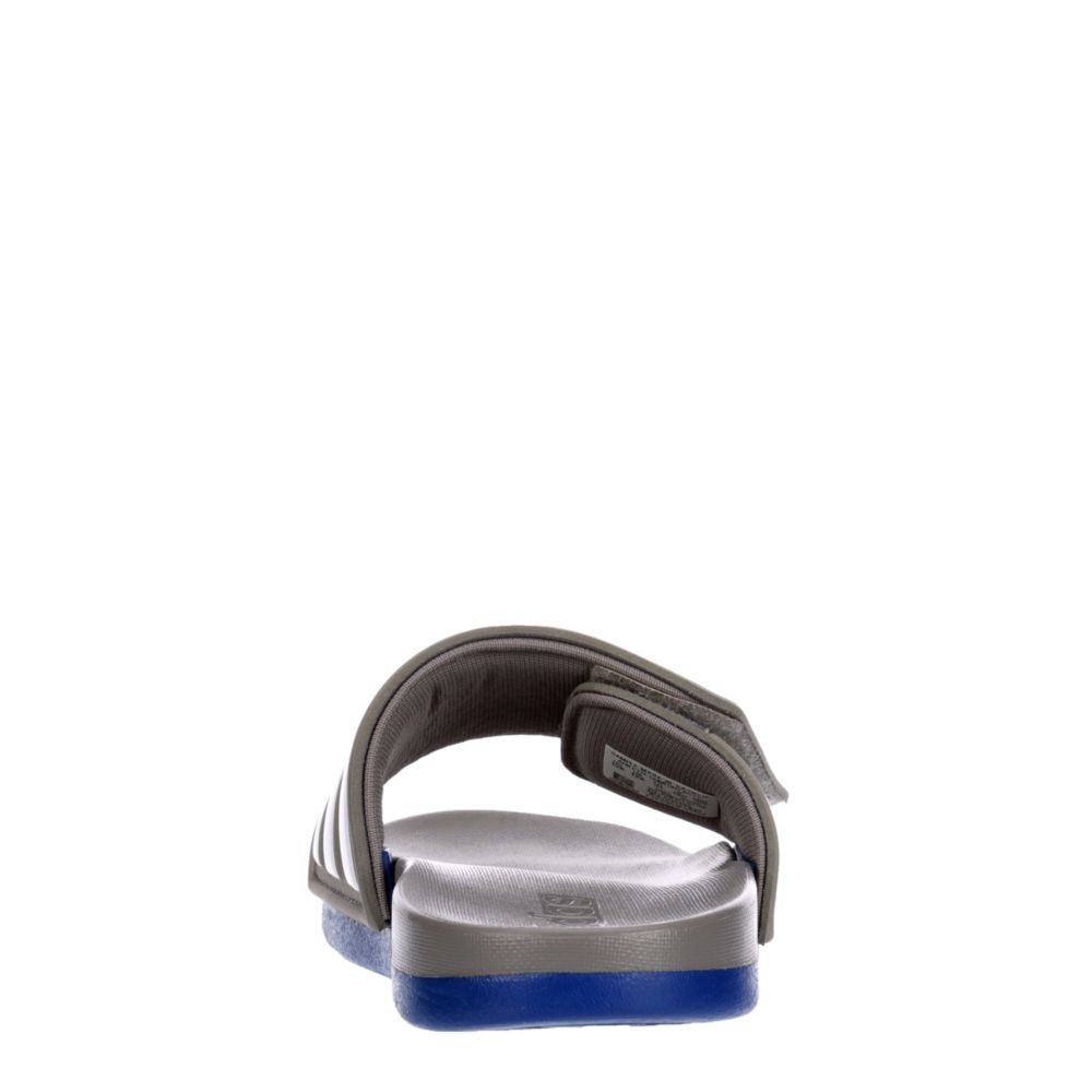 ADIDAS Boys Adilette Comfort Slide Sandal - GREY