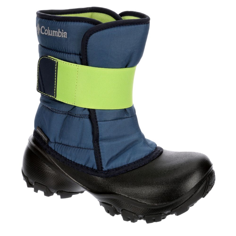 COLUMBIA Boys Rope Tow Kruise Snow Boot - BLACK