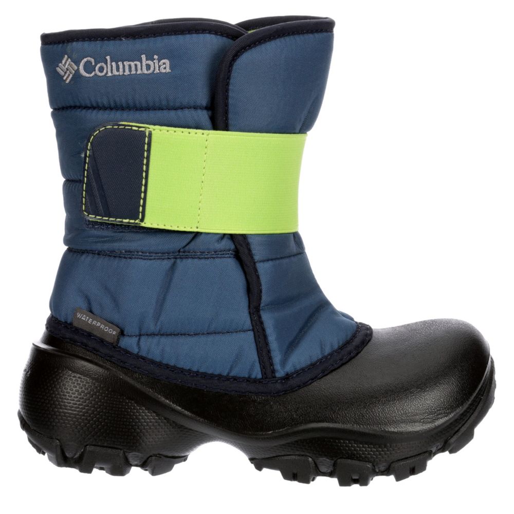 COLUMBIA Boys Rope Tow Kruise Snow Boot - BLACK