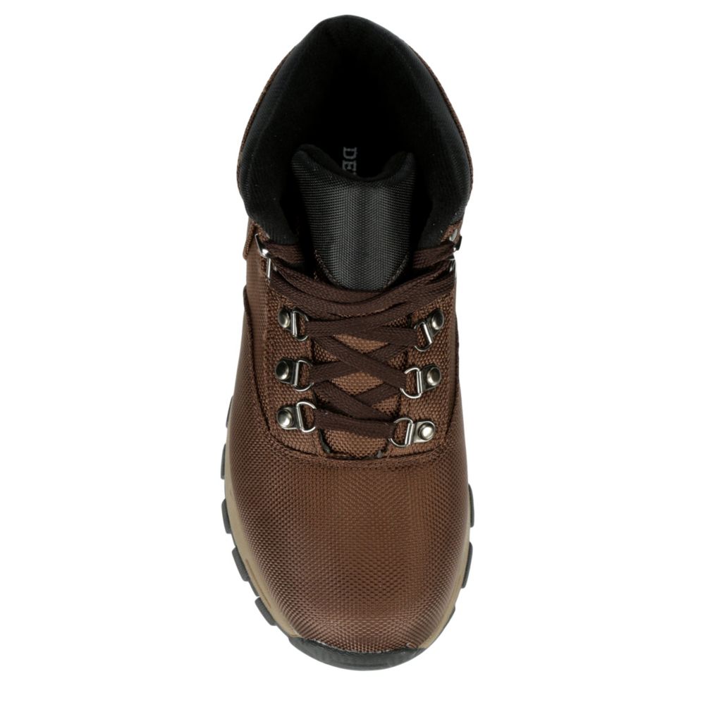 DEER STAGS Boys Walker Hiking Boot - BROWN