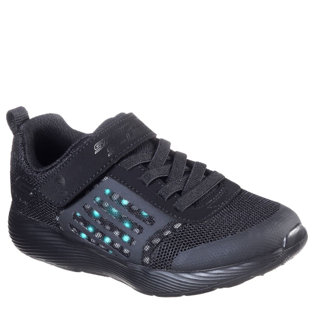 boys black skechers