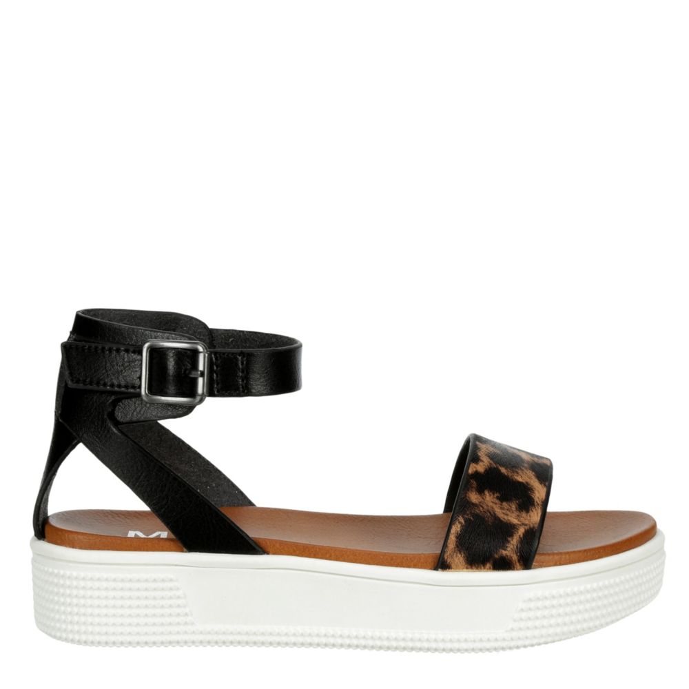 mia ellen platform sandal black