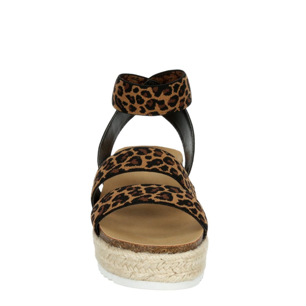 MADDEN GIRL Girls Mcymblee Platform Sandal - LEOPARD