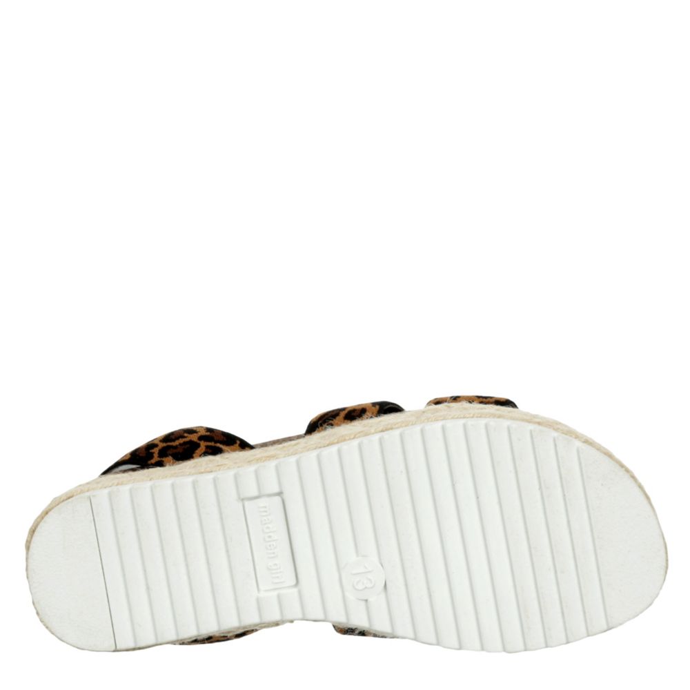 MADDEN GIRL Girls Mcymblee Platform Sandal - LEOPARD