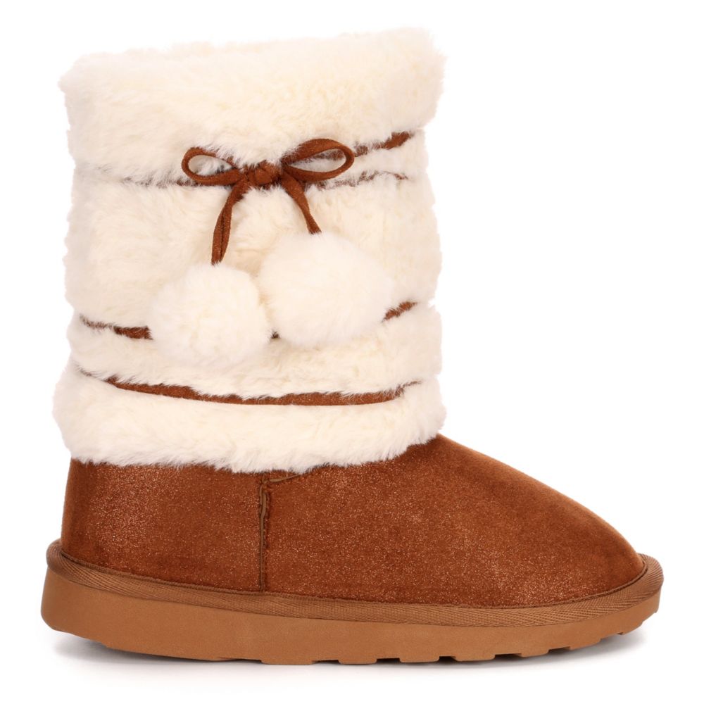 freya fluffy slipper boots