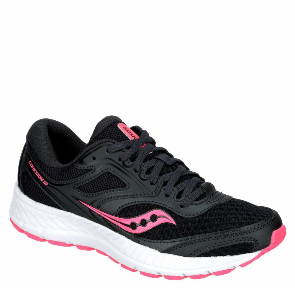 saucony black running shoes