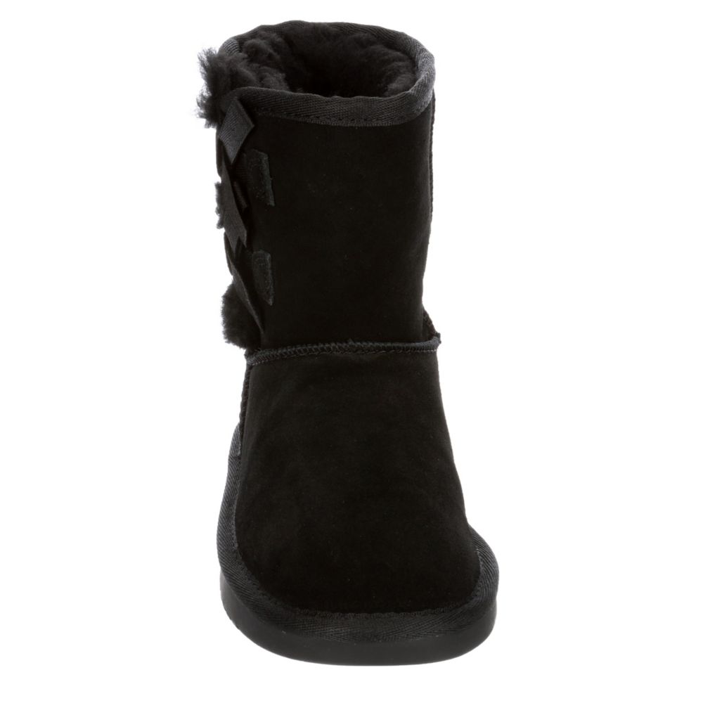 KOOLABURRA by UGG Girls Victoria Short Cozy Boot - BLACK