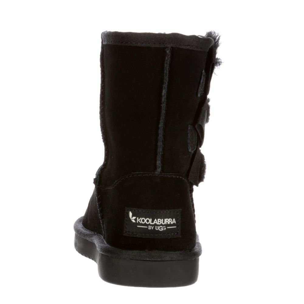 KOOLABURRA by UGG Girls Victoria Short Cozy Boot - BLACK