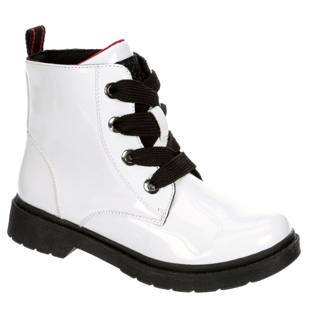 girls white boots