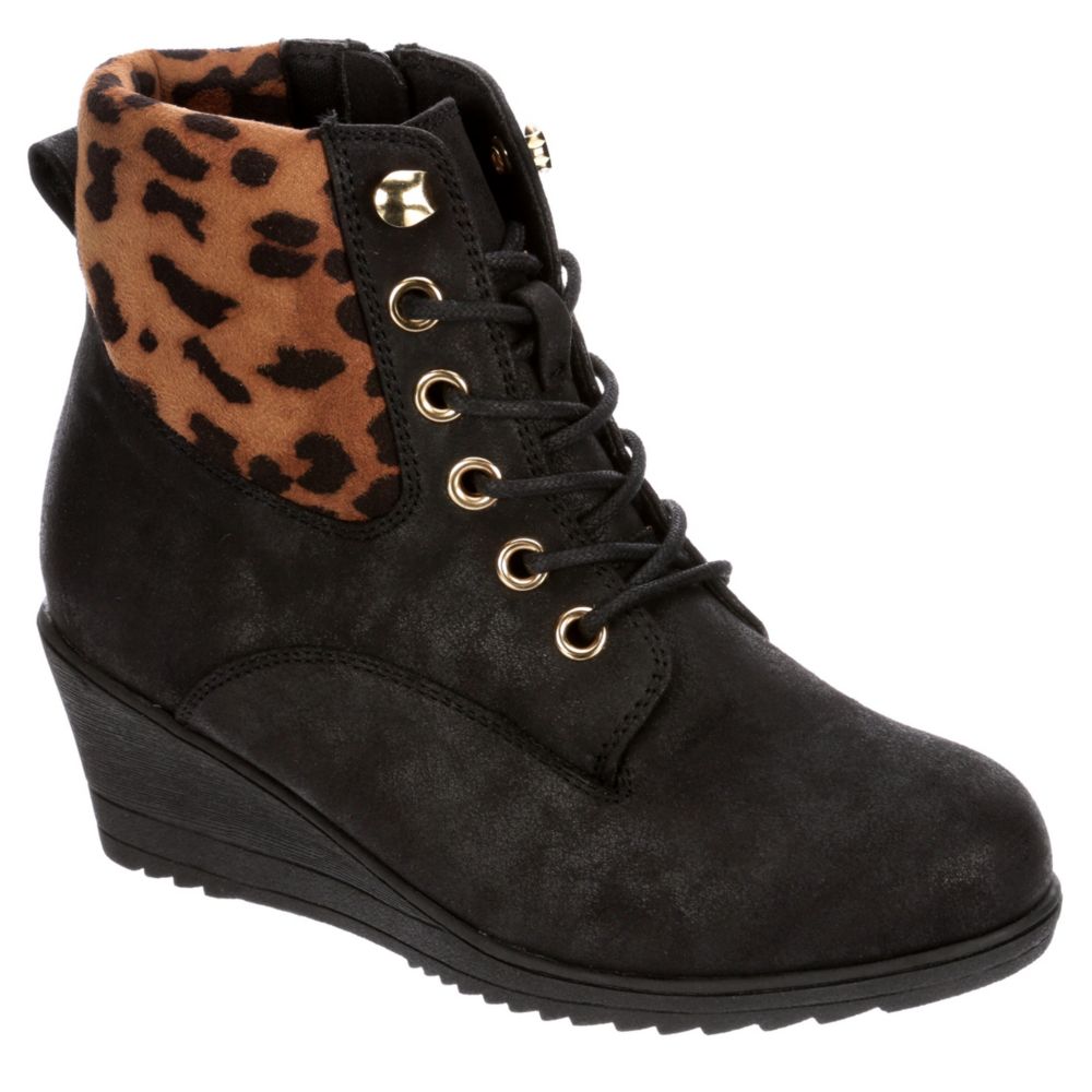 REPORT Girls Wrill Wedge Bootie - BLACK