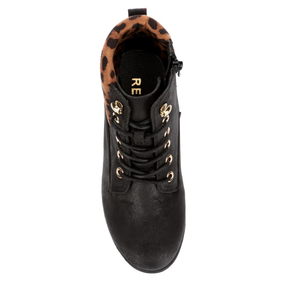 REPORT Girls Wrill Wedge Bootie - BLACK