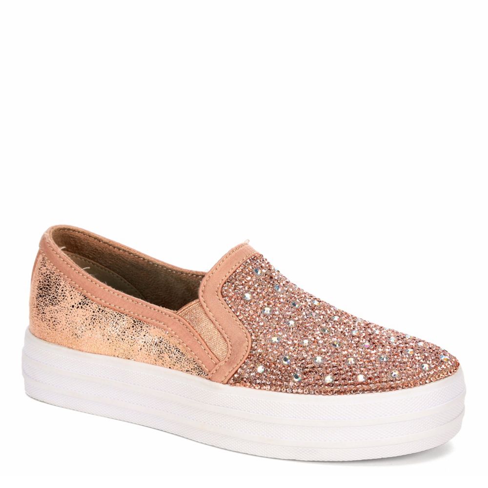 skechers glitter slip ons