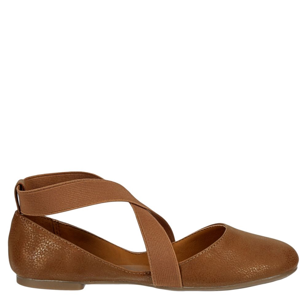 LUCKY BRAND Girls Envie Flat - TAN