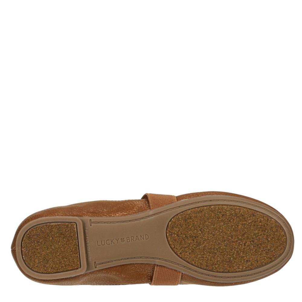 LUCKY BRAND Girls Envie Flat - TAN