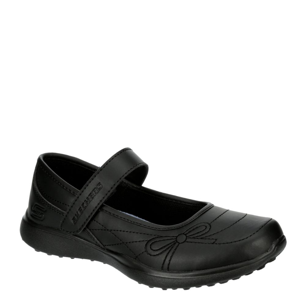 skechers black shoes for school