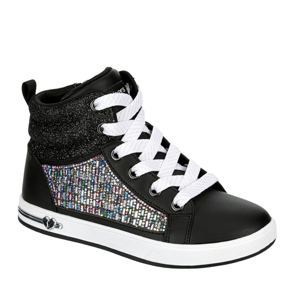 skechers high tops black