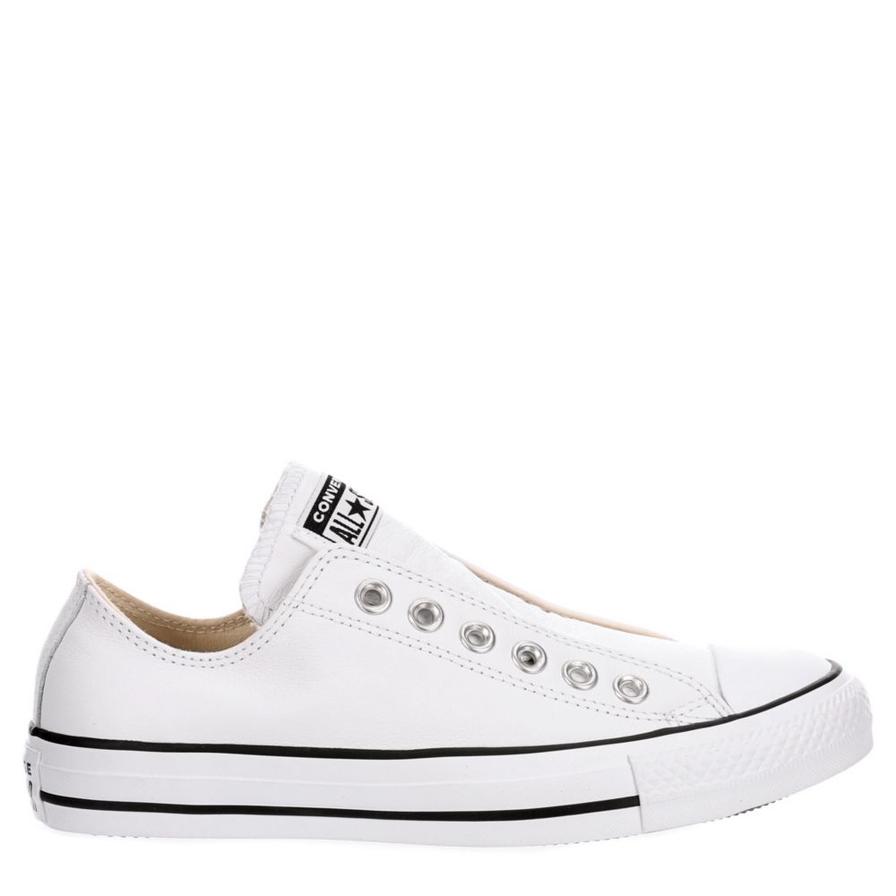 CONVERSE Womens Chuck Taylor All Star Low Slip On Sneaker - WHITE