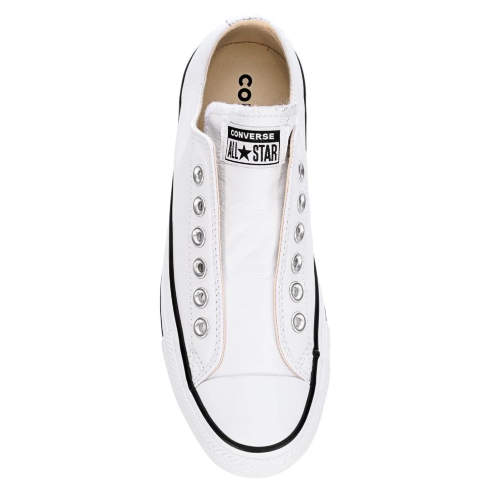 CONVERSE Womens Chuck Taylor All Star Low Slip On Sneaker - WHITE