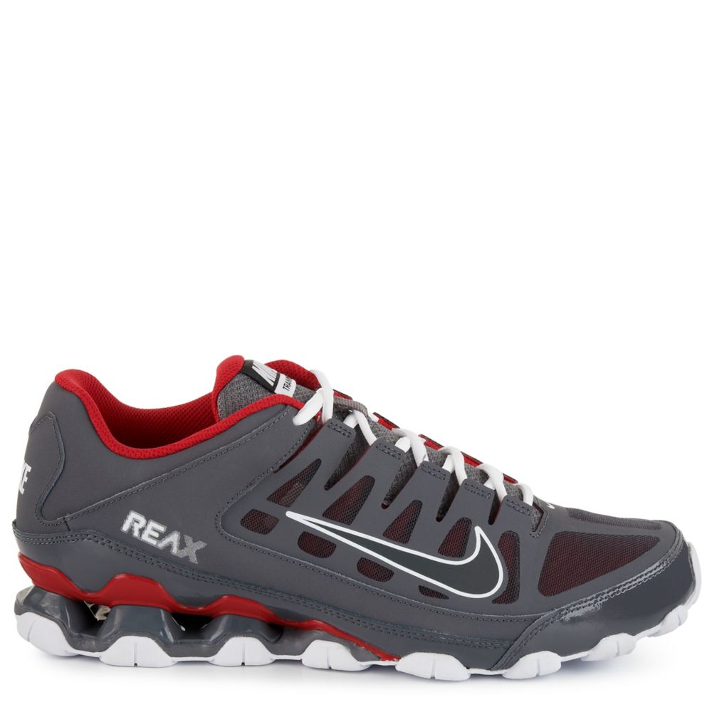 Grey Nike Men's Reax TR 8 Mesh Training Shoes | Off Broadway Shoes