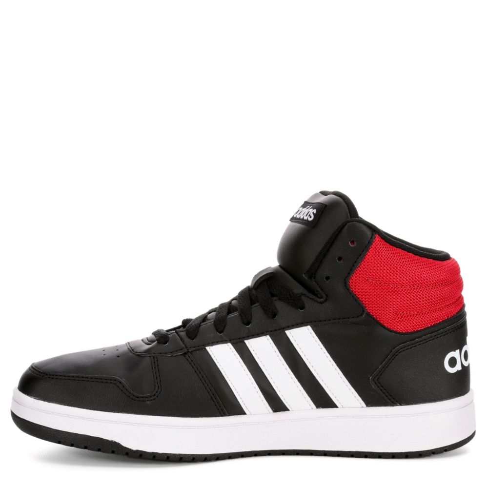 ADIDAS Mens Hoops 2.0 Mid Sneaker - BLACK