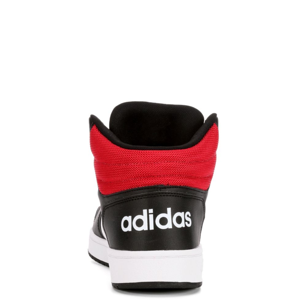 ADIDAS Mens Hoops 2.0 Mid Sneaker - BLACK