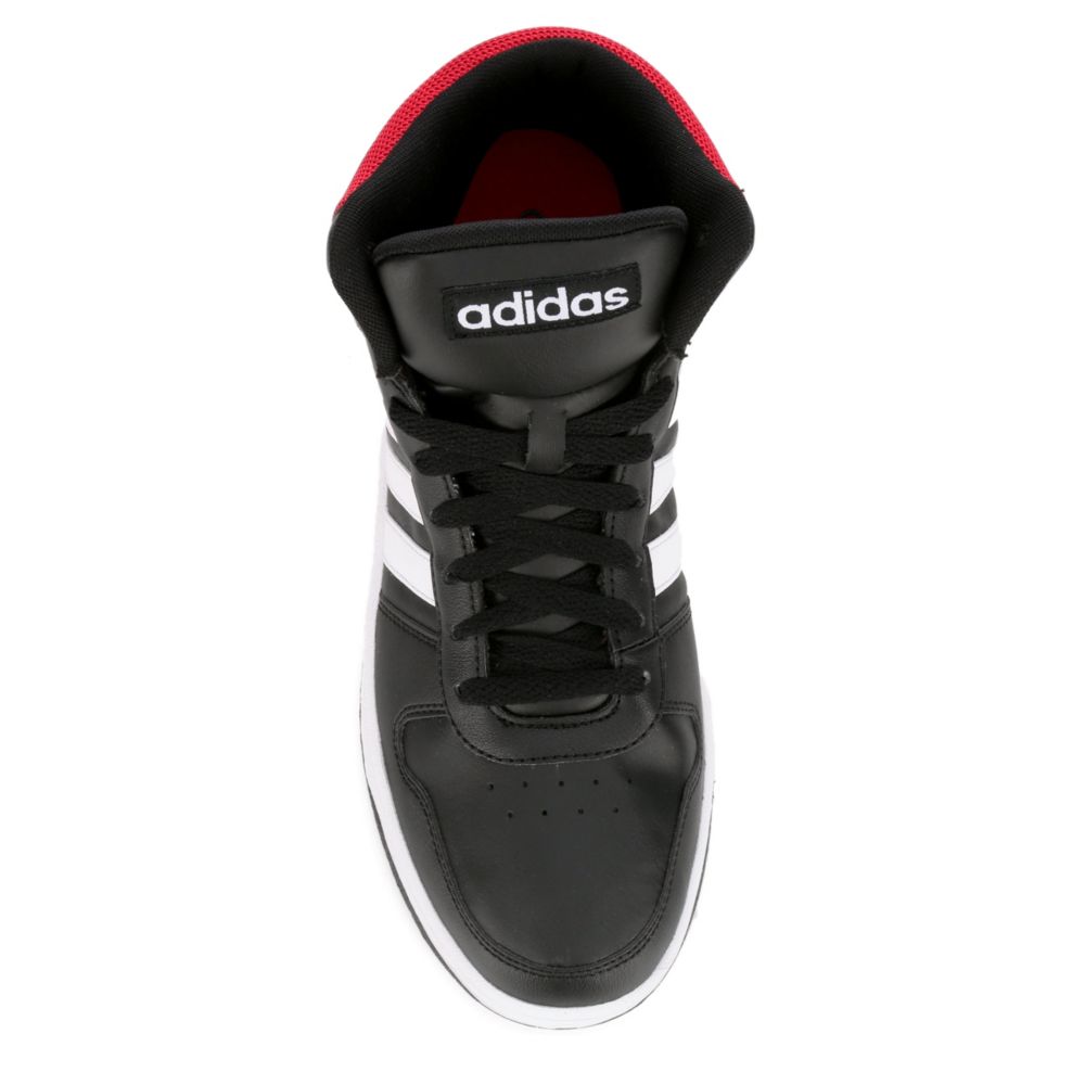 ADIDAS Mens Hoops 2.0 Mid Sneaker - BLACK