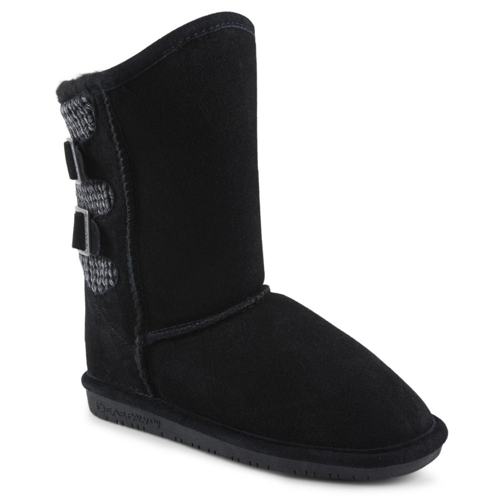 bearpaw boshie boots black