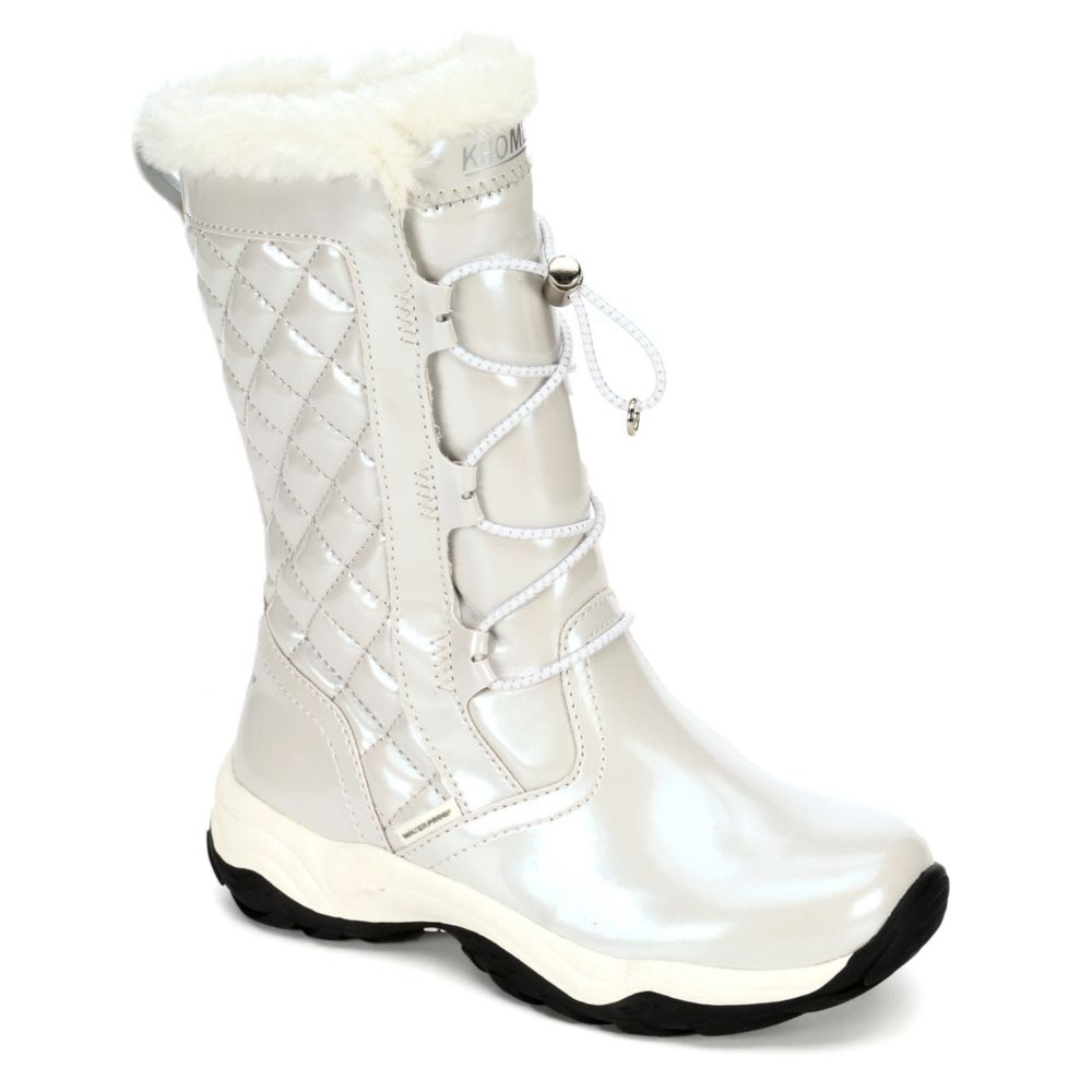 khombu boots white