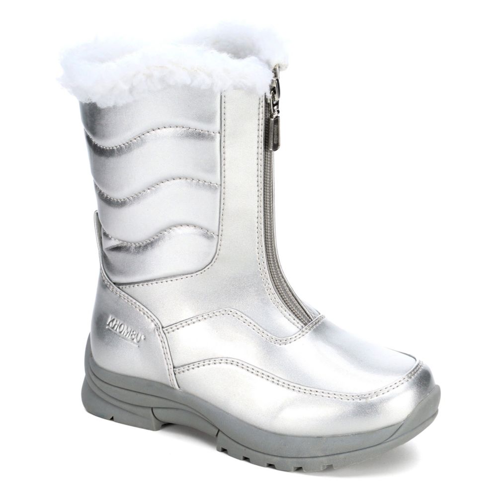 girls silver boots