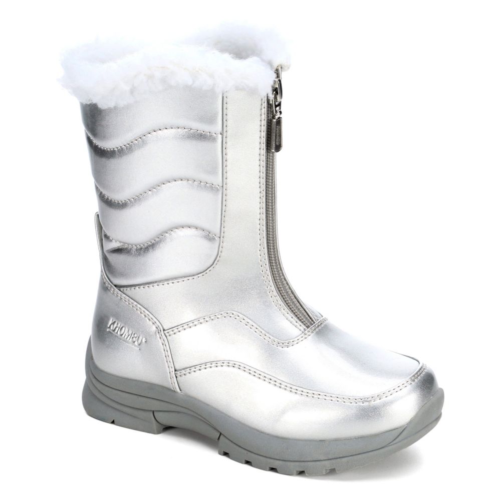 silver boots for girls