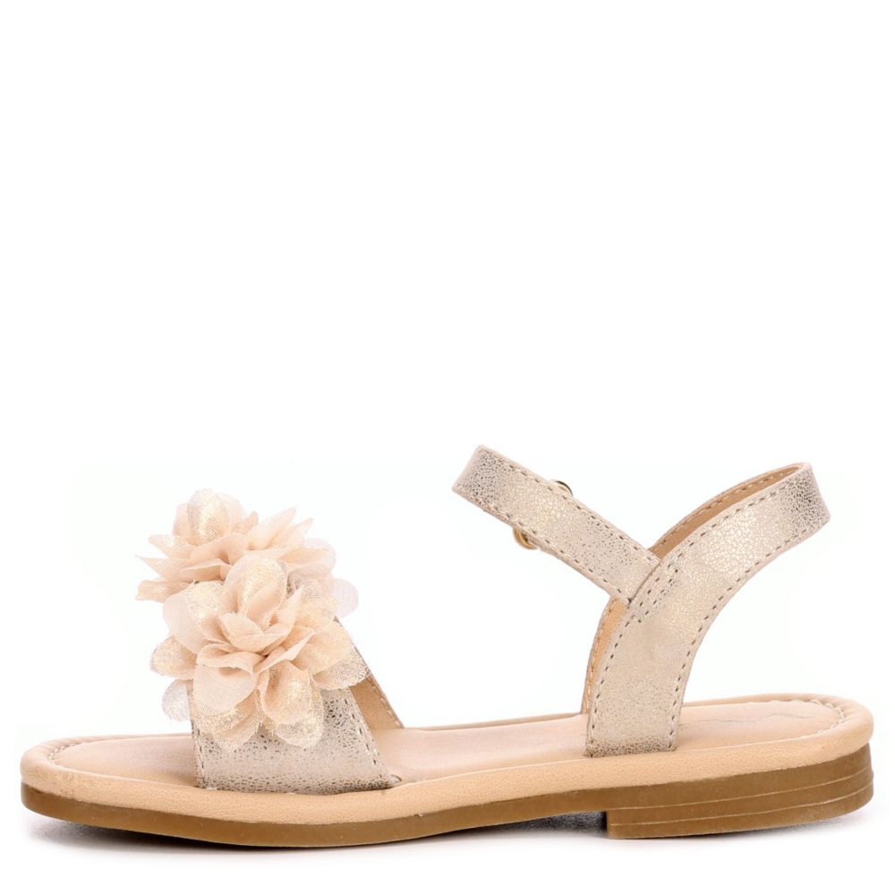 NINA KIDS Girls Infant P-cindy Flat Sandal - GOLD