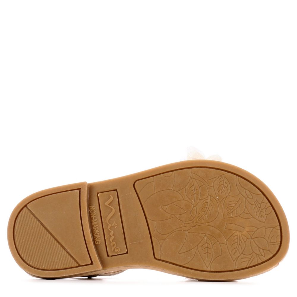 NINA KIDS Girls Infant P-cindy Flat Sandal - GOLD