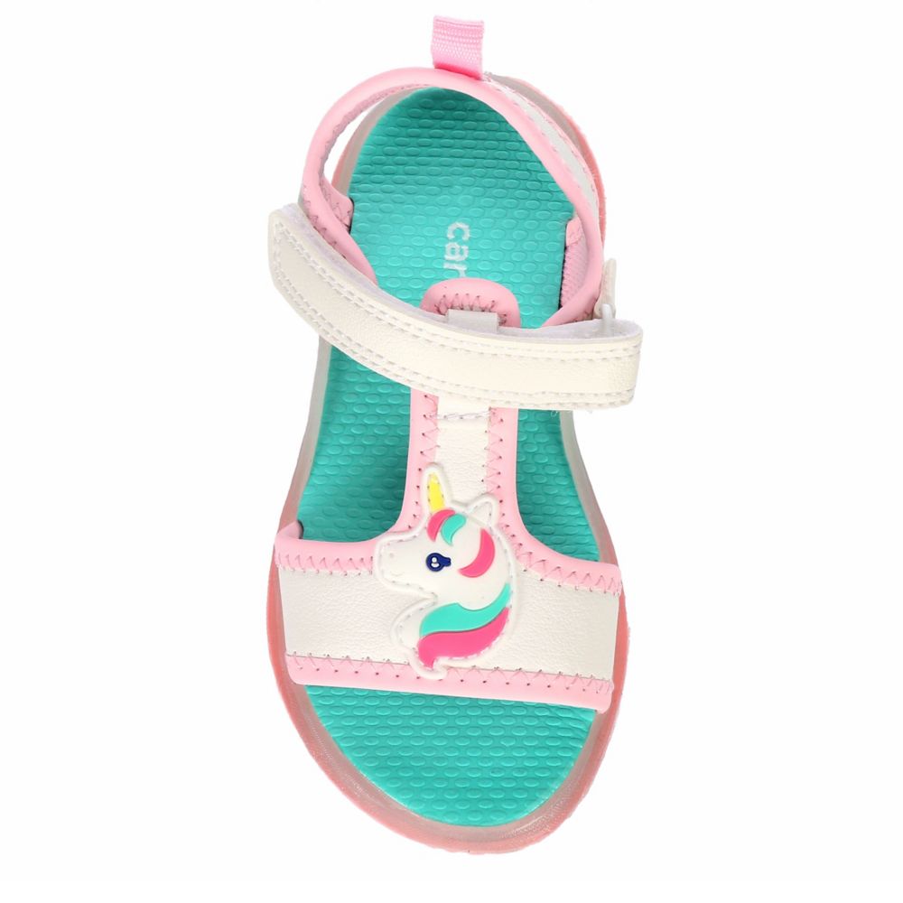 carter's unicorn light up sandals