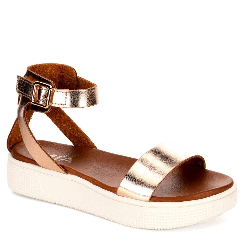 mia sandals rose gold