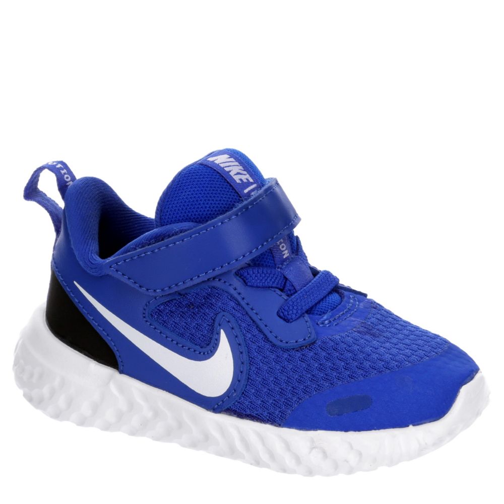 blue nike infant shoes